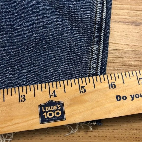 Abercrombie & Fitch The Mom High Rise Jeans 25 Raw Blue Medium Vintage Retro - Picture 2 of 10